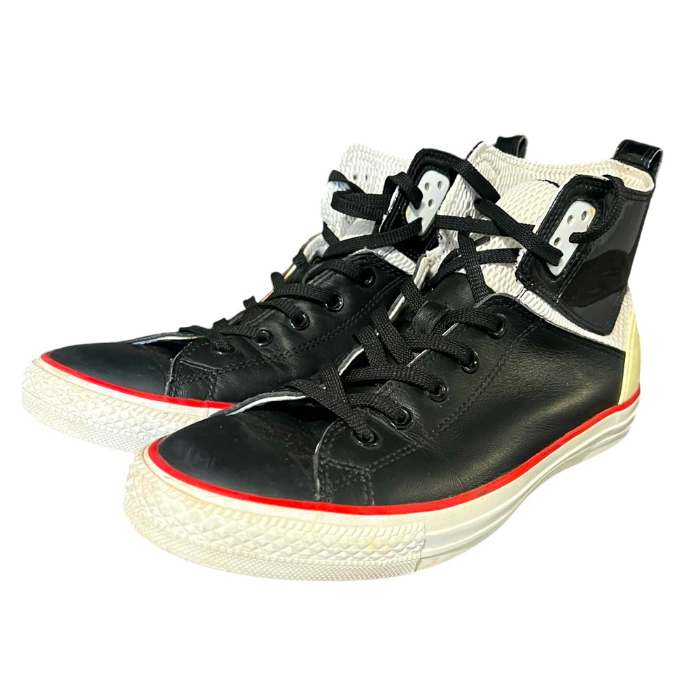 Converse Chuck‎ Taylor All Star Leather High Top Black Mens 9.5 Women’s 11